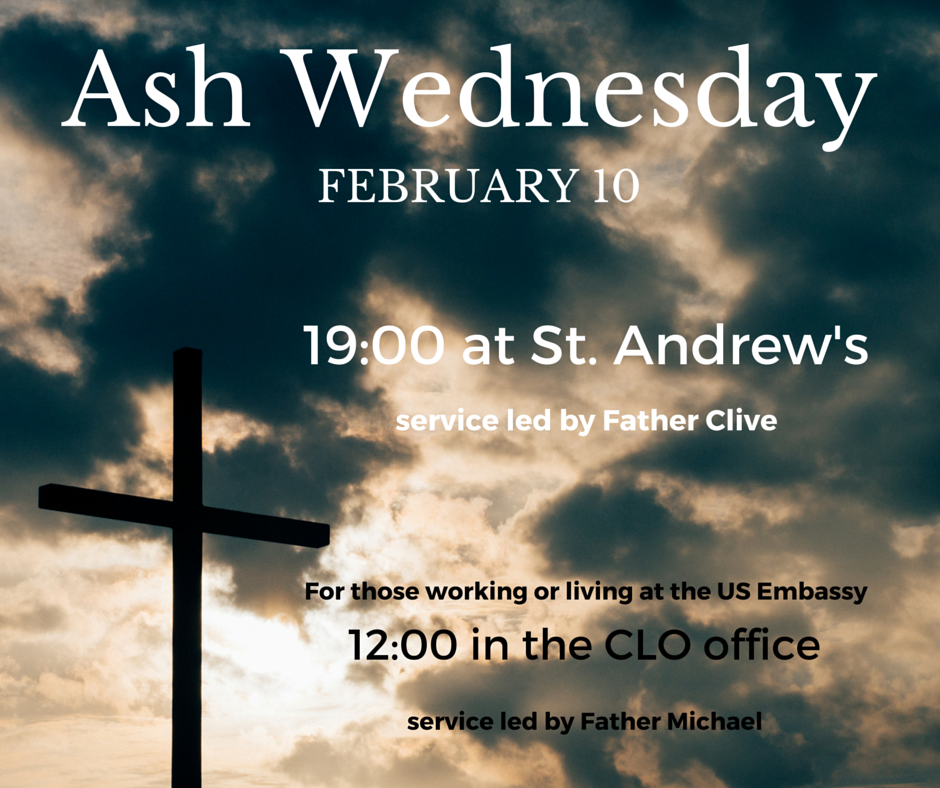Ash Wednesday joint services